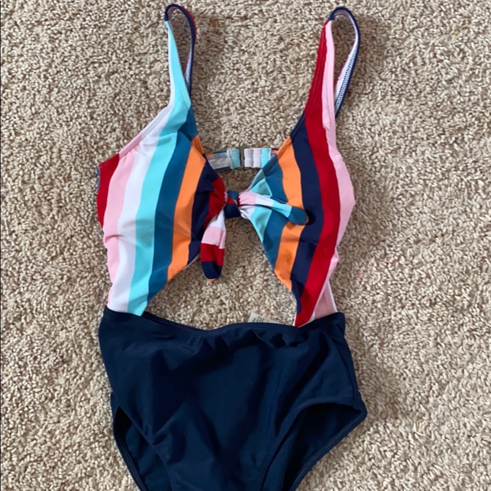 Out in front and back